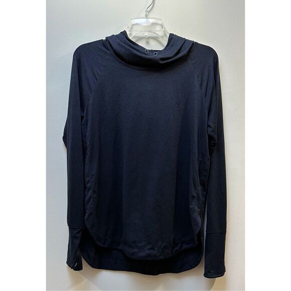 Athleta women’s blue hooded sweatshirt size Medium. #44-1737 - Picture 1 of 4